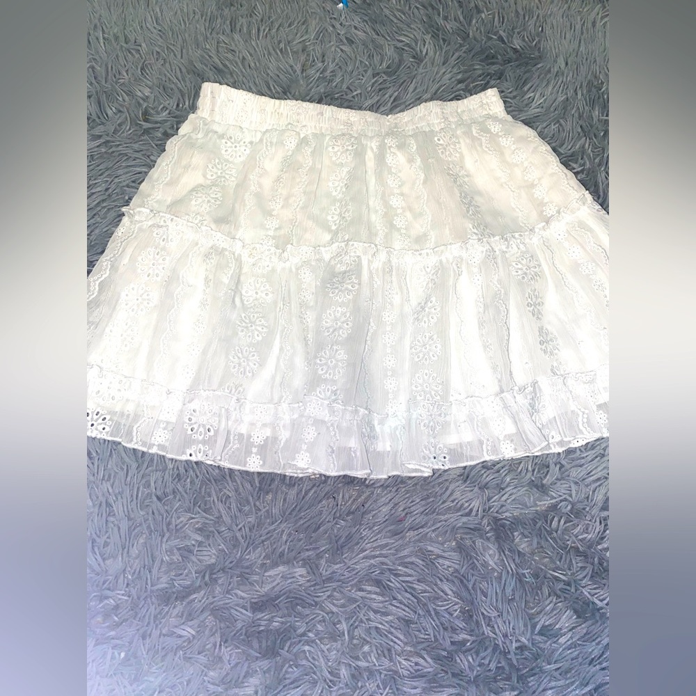 Floral pattern skirt